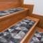 Tapis d'escalier intérieur en caoutchouc antidérapant lavable à la machine pour marches en bois-101921841