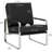 Abrham Faux Leather Armchair-2104234308