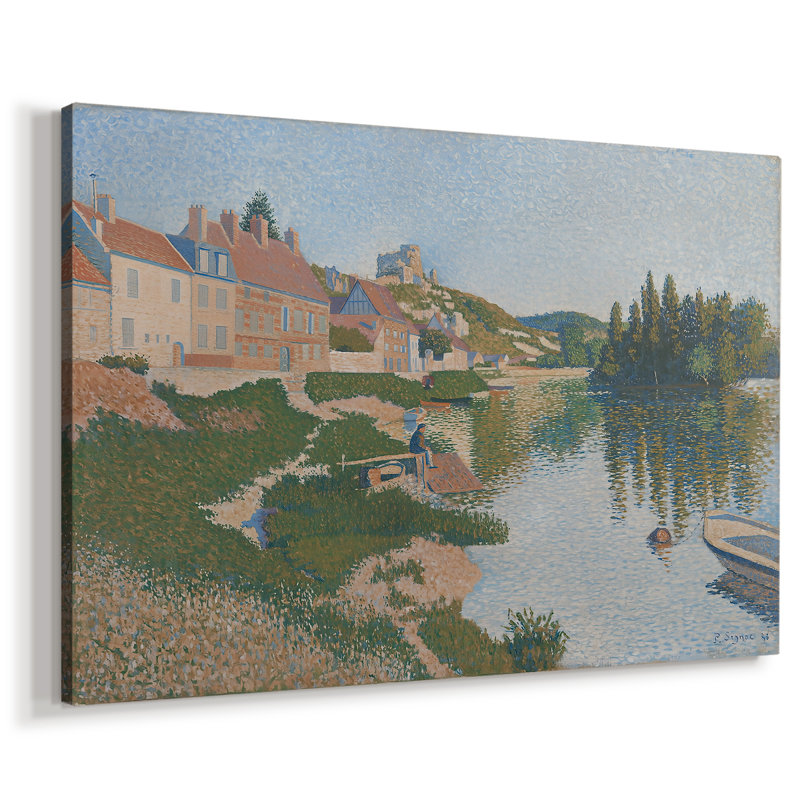 Les Andelys, Château Gaillard-Paul Signac-Gallery Wrapped Canvas-1886, 40x60