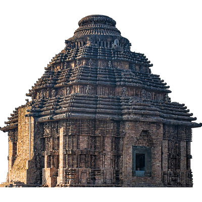Temple de Konarka en carton debout