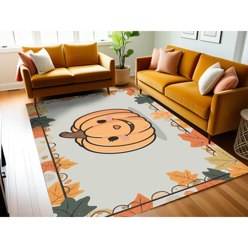 Tapis de Noël lavable The Holiday Aisle®, Rectangulaire 8 pi x 10 pi