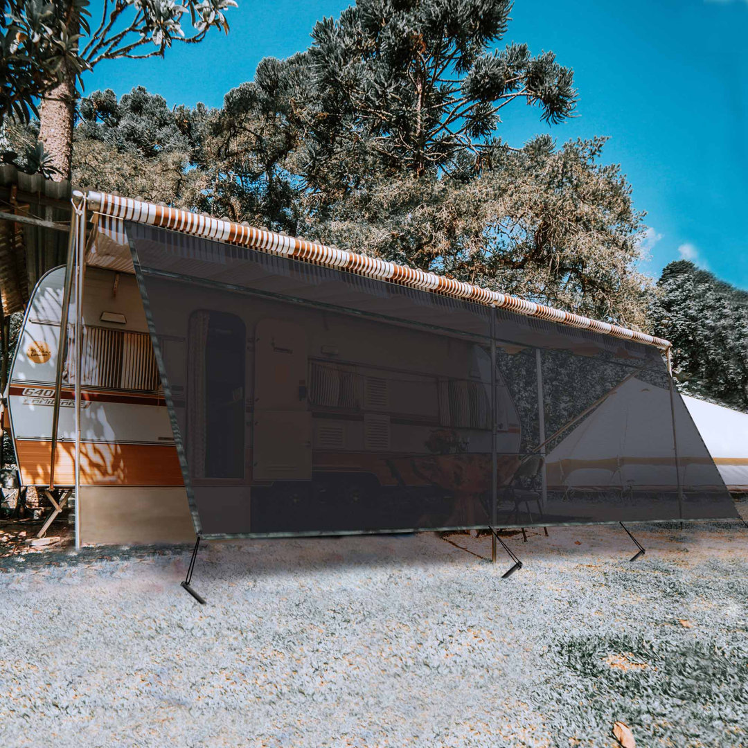 RV Dome Side Awning in Black Yescom 