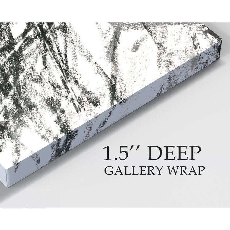 Scribble Stones IV - impression, H 12 po x l 8 po x P 1 po, Toile tendue