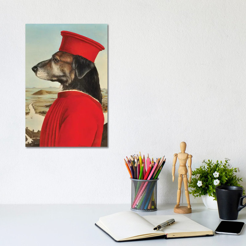Froggie by Melinda Copper - Wrapped Canvas Gallery-Wrapped Canvas Giclée, 20.32 cm H x 30.48 cm W