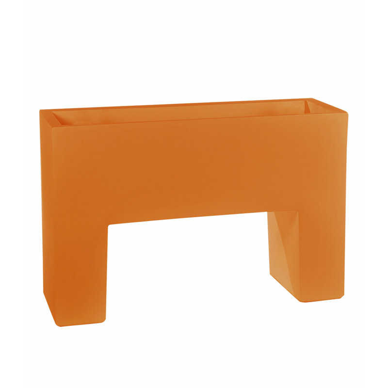 Muro Resin Elevated Planter, 7.75" H x 11.75" W x 4" D, Bronze