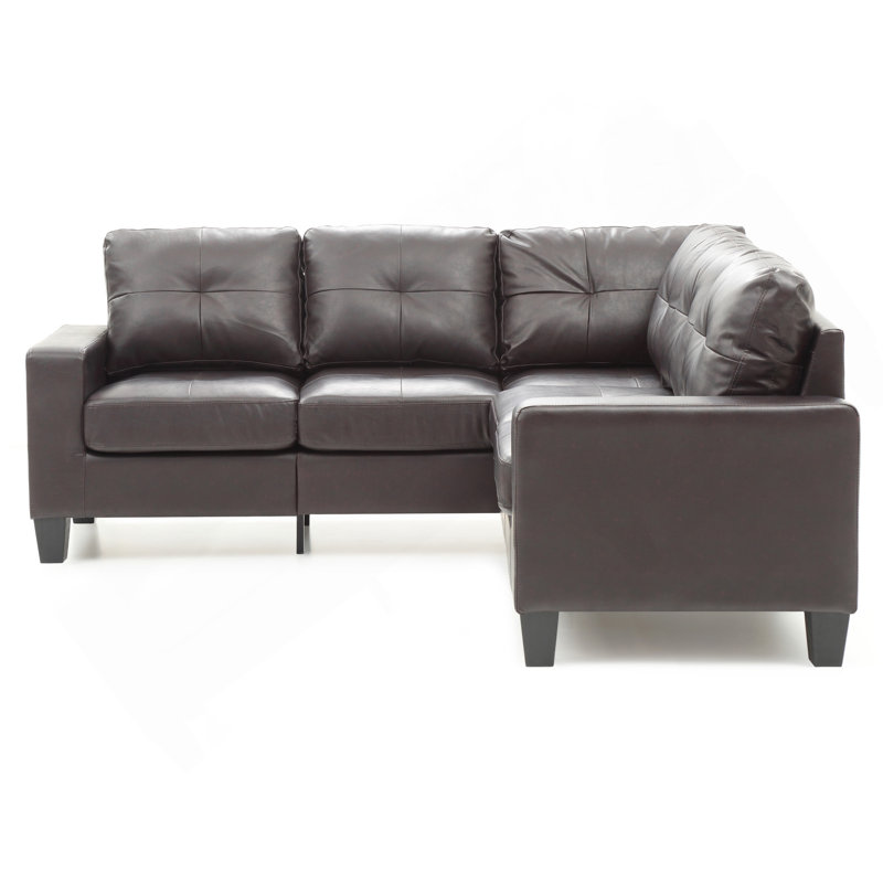 Canapé modulaire Newbury G464B-SC, brun foncé, Marron foncé
