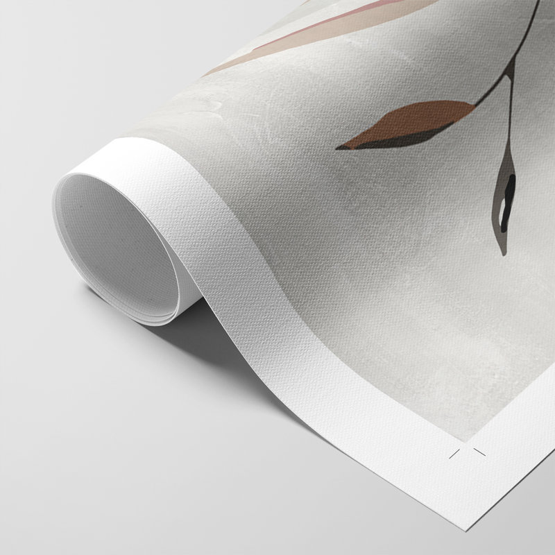 Courtepointe organique I - impression sur toile seulement - non encadrée, H 36 po x l 24 po