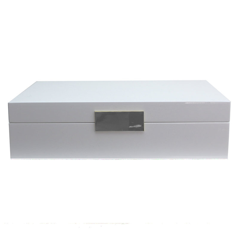 8x11 Jewellery Box, White