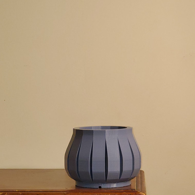 Handmade Pot Planter, Gray