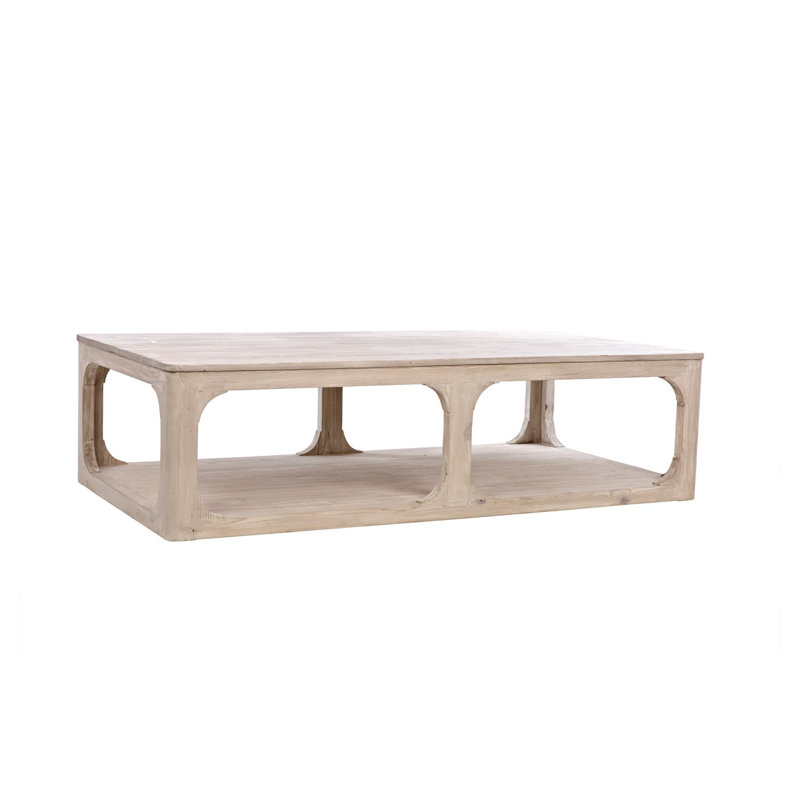 Gimso Solid Wood Coffee Table, 17" H x 54" L x 32" W, Espresso