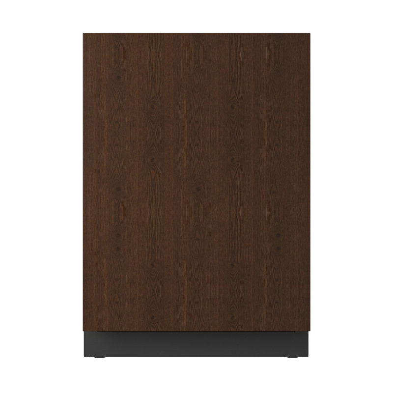 U-Line 24"W. Seamless 4.9 Cu.Ft. Dual-Zone Beverage Center - Panel Ready, Panel Ready Solid Frame