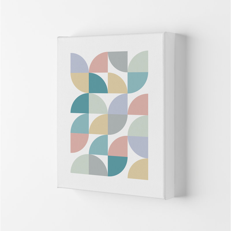Abstract Pastel Nursery C - Print, No Frame, 84cm H x 59cm W x 1cm D