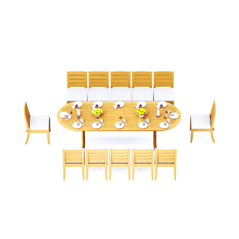 Ensemble repas extérieur L 82 po Atnas, 12
