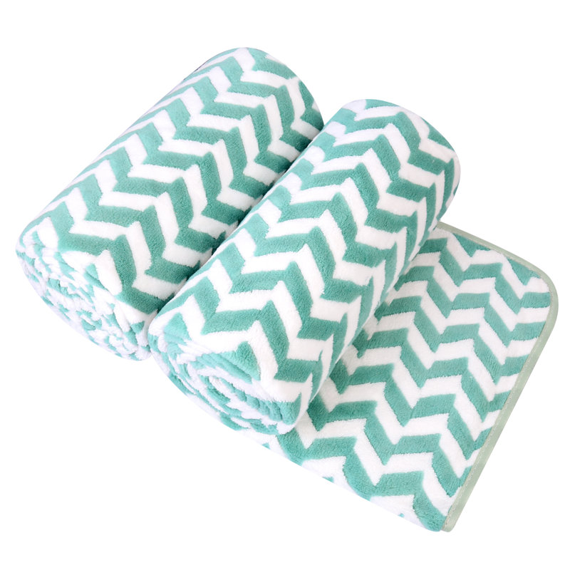 Ensemble de serviettes de bain 2 pièces Cheribin, Vert