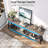 70.9” Industrial Sofa Table - Extra Long Entryway Console-693566843