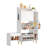57" Modern Narrow Hidden Shoe Storage Cabinet Organizer With Bench For Entryway With 3 Flip Drawer-519705721