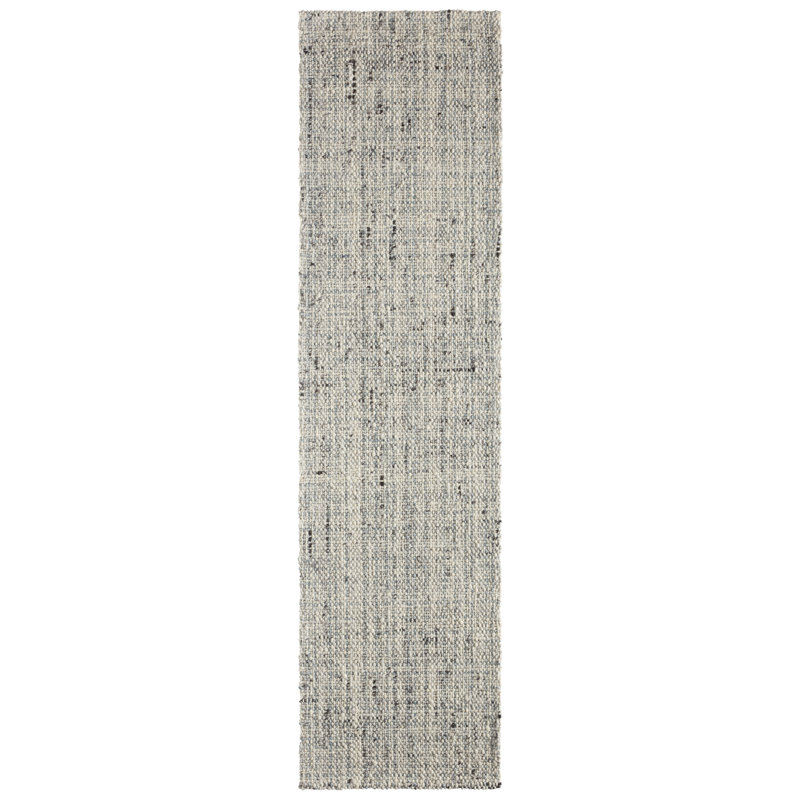 Tapis de couloir Jaipur Living Season tissé à la main ivoire / blanc / gris