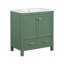 Ensemble de meuble-lavabo avec lavabo en céramique, tablette de rangement et tiroirs divisés-29410918-29410912