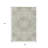 3' X 5' Taupe And Ivory Medallion Washable Indoor Outdoor Area Rug
