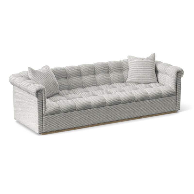 Thom Filicia Home Tufted Sofa, Callaloo Cotton, Hampton