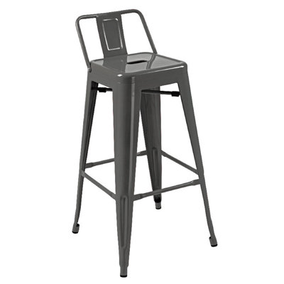 Tabouret de comptoir en bois massif de 26 po Nirvelli