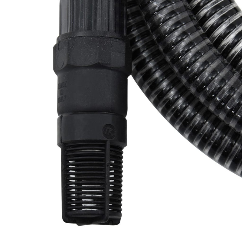 Birte PVC Hose, 2.6cm H x 400cm W x 2.6cm D, Black
