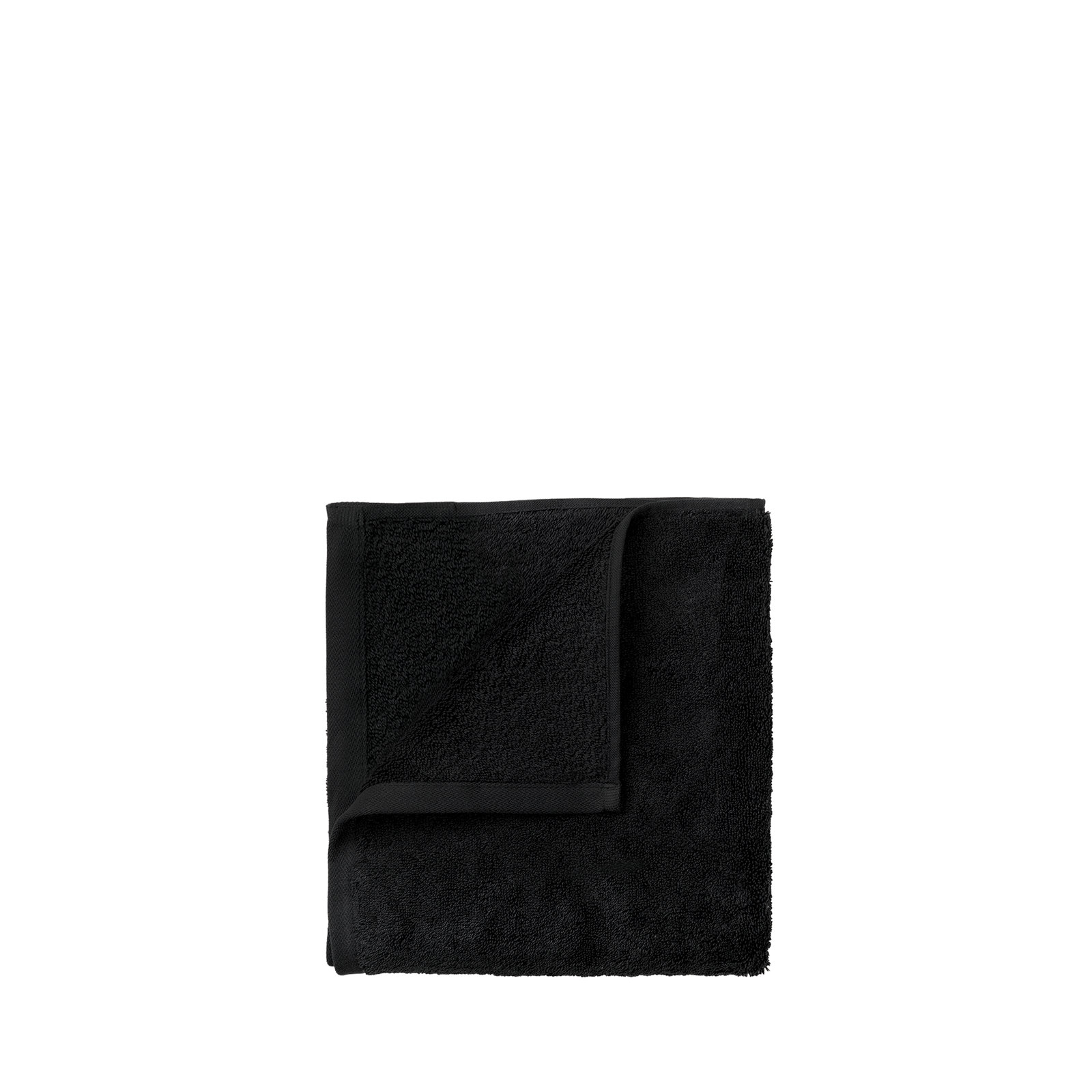 RIVA 100% Organic Cotton Washcloth Towel Set, Black