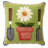  Hooked Polypropylene Square Garden Tools Throw Pillow