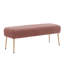 Banc rembourré en velours Aghvarth-1433399247