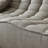 Designer Waffle-Pattern Armless Sofa