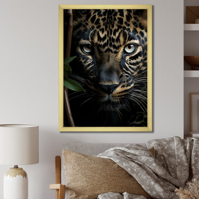 «Knoa Cheetah Portrait Silent Stalk I», art mural sur toile léopard