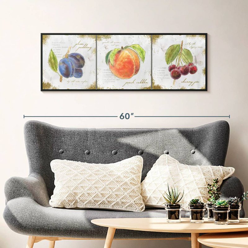 Trésors du jardin II, 43 po x 15 po, Cadre flottant noir