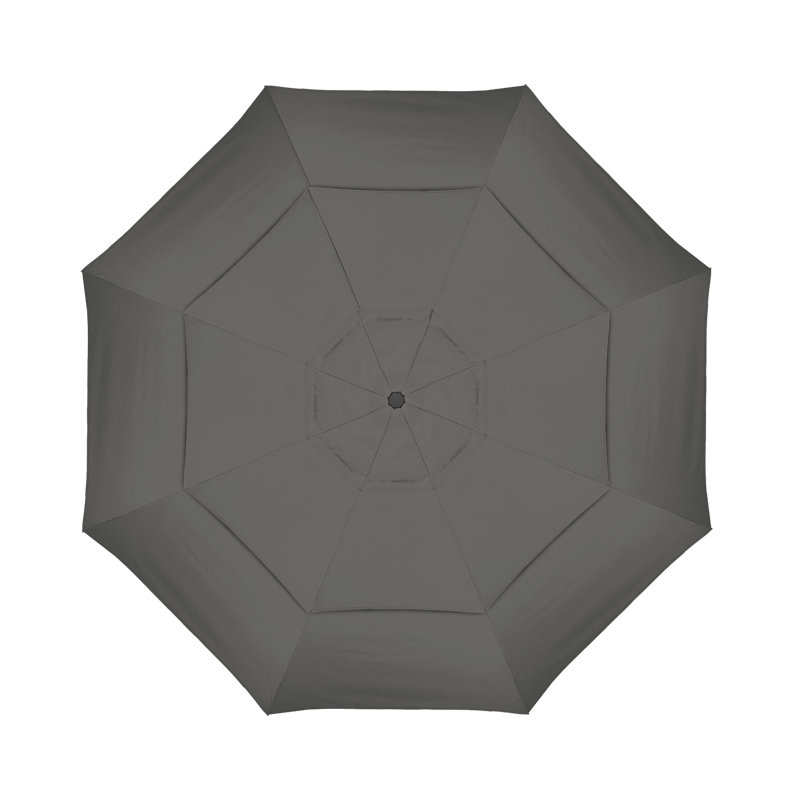 Parasol de marché Broadmeade octogonal Sunbrella, Toile gris anthracite Sunbrella®