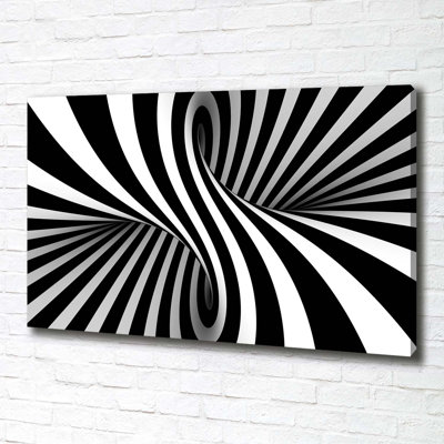 Swirl Abstraction - Wrapped Canvas Print