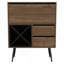 Armoire bar 4 tiroirs Wenge