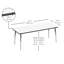 Table rectangulaire d'activités effaçables à sec avec pieds réglables-756978964-791962592-791962596
