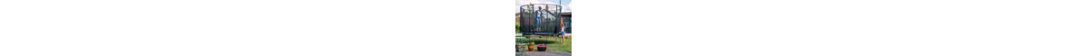 8' Backyard: Above Ground Trampoline with Safety Enclosure