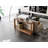 60" Rectangular Solid Wood Veneer Console Table-1448312188