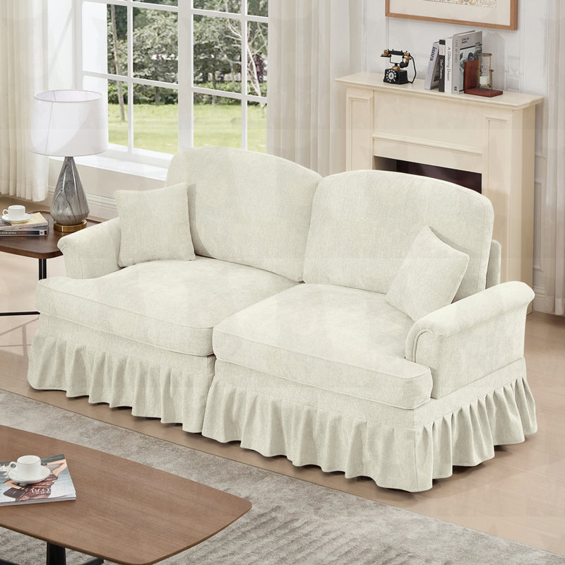 Causeuse confortable surdimensionnée en chenille Century