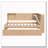 Twin Size L-Shaped Daybed with Storage and USB Ports