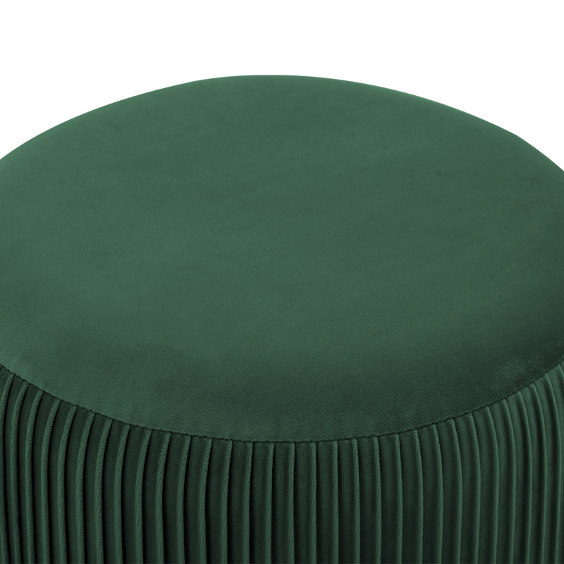 Ceilia Footstool, Dark Green
