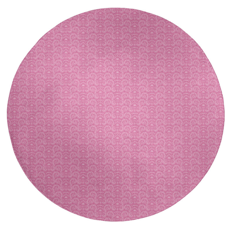 Tapis de troisième zone rose eye, Rectangle 3 pi x 5 pi