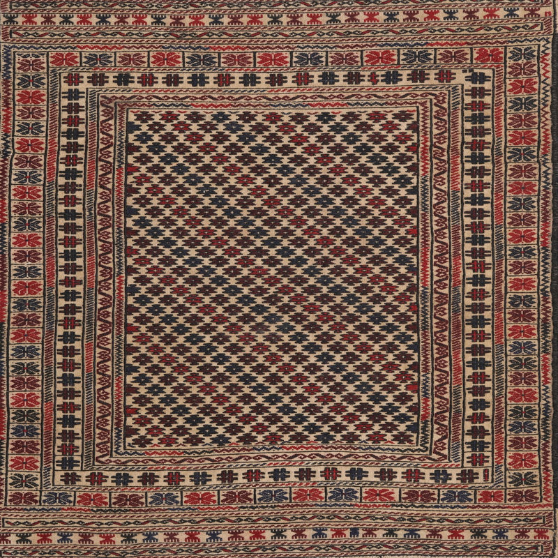 Charmie Oriental Indoor Rug, Square 5'