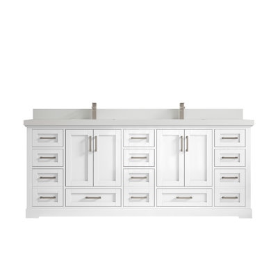Eser 84'' Double Bathroom Vanity with Top