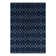 Glam Navy Blue Silver Area Rug