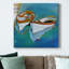 «Row bateau Reflection», reproduction sur toile tendue-1256735931