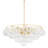 Mimi 31.5" 9-Light Optic Glass Chandelier by Megan Molten x Mitzi