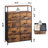 Chaseburg 8-Drawer Modern Dresser With Open Media Shelf, 45.9'' Tall Dresser With Wooden, Storage Tower With Sturdy Frame, Chest of Drawer For Closet, Hallway-1768525082