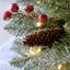 Lighted Artificial Spruce Christmas Tree-90544754