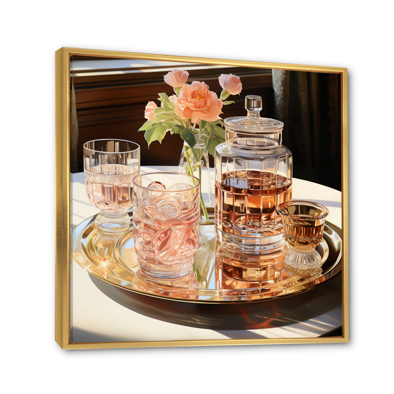 Creative Creative Assortement II, 36" H x 36" W, Cadre flottant doré